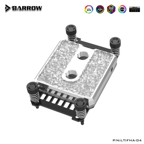 Icicle series jetting type micro waterway CPU block (Acrylic Edition) for AMD platform - Image 2