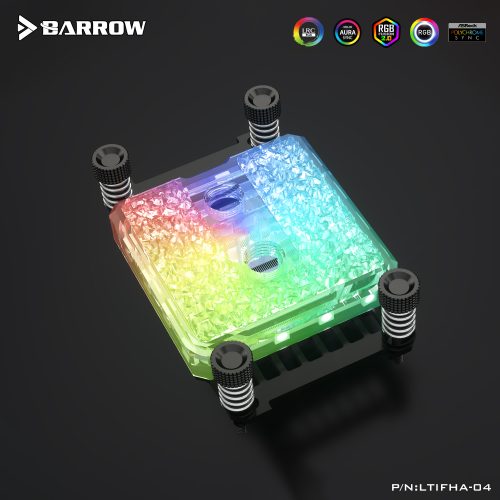 Icicle series jetting type micro waterway CPU block (Acrylic Edition) for AMD platform