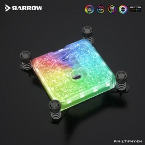 Barrow Icicle series jetting CPU block (Acrylic Edition) for INTEL platform