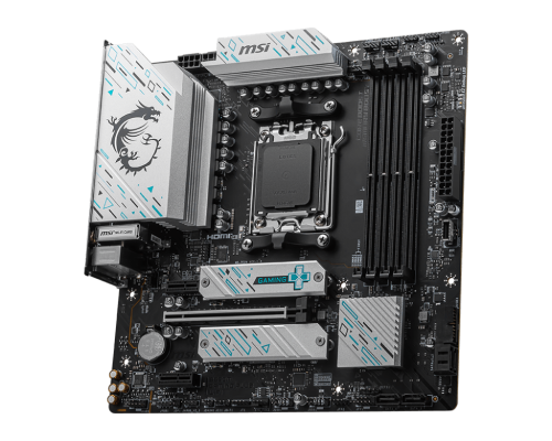 MSI B650M GAMING PLUS WIFI (Wi-Fi 6E) AMD RYZEN 7000 Series AM5DDR5PCIe 4.02xM.2 - mATX Gaming MotherBoard - Image 2