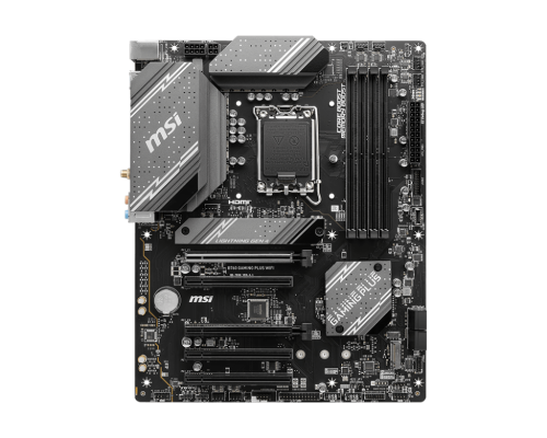 MSI B760 GAMING PLUS WIFI (WiFi 6E), Intel 13th 12th Series, LGA 1700DDR5PCIe 4.02xM.2 - ATX Gaming MotherBoard - Image 2