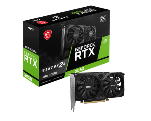 MSI GeForce RTX 3050 VENTUS 2X 6GB OC GDDR6 - Graphics Card (No Power Connectors) - Image 6