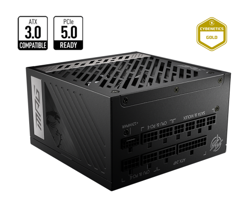 MSI MEG AI1000G PCIE5 1000W 80 PLUS GOLD FULL MODULAR POWER SUPPLY