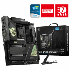 MSI MEG Z790 ACE MAX Wi-Fi 7, Intel 14th 13th 12th Series, LGA 1700DDR5PCIe 5.05xM.2 - ATX Gaming MotherBoard
