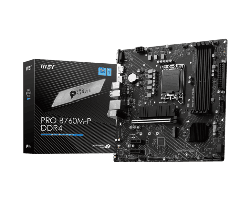 MSI PRO B760M-P, Intel 13th 12th Series, LGA 1700DDR4PCIe 4.02xM.2 - mATX Gaming MotherBoard - Image 5