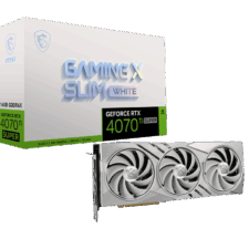 MSI GeForce RTX™ 4070 Ti SUPER 16G GAMING X SLIM WHITE