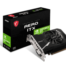 MSI GeForce GT 1030 AERO ITX 4GB DDR4 OC - Graphics Card