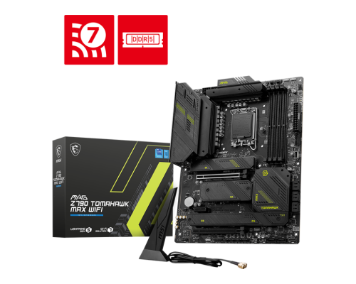 MSI MAG Z790 TOMAHAWK MAX WIFI (Wi-Fi 7), Intel 14th 13th 12th Series, LGA 1700DDR5PCIe 5.04xM.2 - ATX Gaming MotherBoard