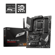 MSI PRO X670-P WIFI (WiFi 6E) AMD RYZEN 7000 Series AM5DDR5PCIe 5.04xM.2 - ATX Gaming MotherBoard