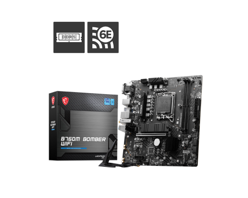 MSI B760M BOMBER WIFI DDR5 MOTHERBOARD - Image 6