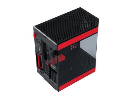 HYTE Y60  Red Tempered Glass ATX Mid Tower Computer - Image 2