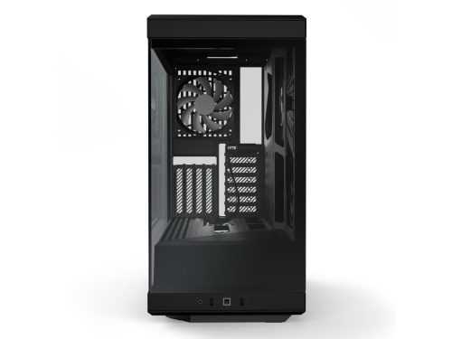 HYTE Y40 Modern Aesthetic Panoramic Tempered Glass Gaming Case with PCIE 4.0 Riser BLACK - Image 3