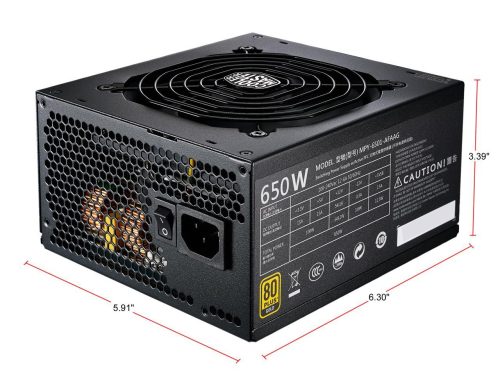 Cooler Master  MWE 650 Gold Full Modular - Image 4