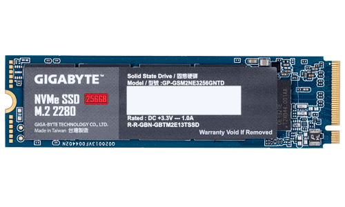 GIGABYTE M.2 PCIe SSD 256GB NVME - Image 2