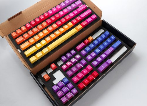 Ducky ABS Double shot SA 108-Keys Keycap Set Afterglow - Image 2