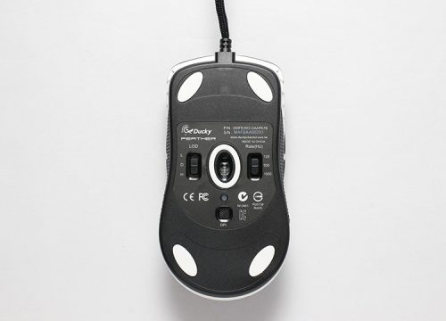 Ducky Feather Gaming Mouse Black & White - Image 4