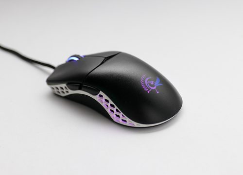 Ducky Feather Gaming Mouse Black & White