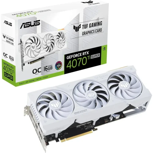 ASUS TUF Gaming GeForce RTX™ 4070 Ti SUPER 16GB GDDR6X White OC Edition - Image 2