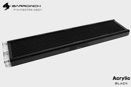 BARROWCH Chameleon Fish series removable 480 radiator with display screen PMMA edition