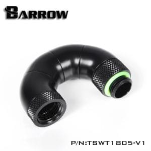 BARROW 180°Snake 5-way Rotary Adapter (Male to Female ) black