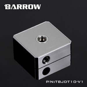 BARROW Brass DDC Pump Top Cover with Decorative Steel Sheet Top（Drawing black） Black