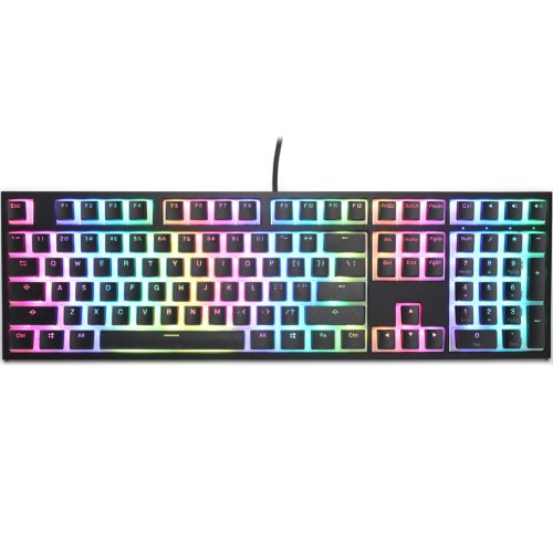 Ducky One 2 RGB Pudding Edition RGB LED Double Shot PBT Mechanical Keyboard- Cherry MX Blue