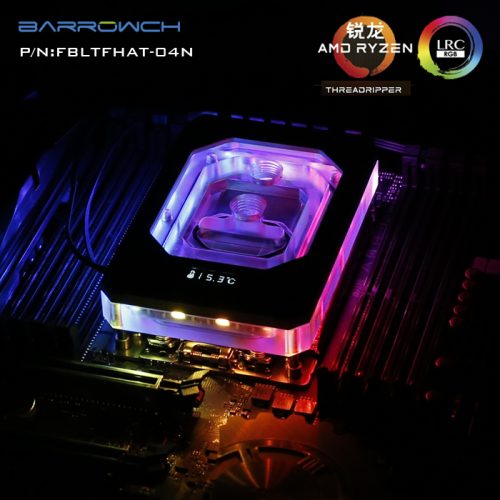 BARROWCH AMD RYZEN THREADRIPPER x399 CPU Water Block black