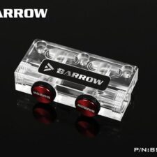 BARROW muilti-function L-type acrylic GPU water block bridgehead refit kit