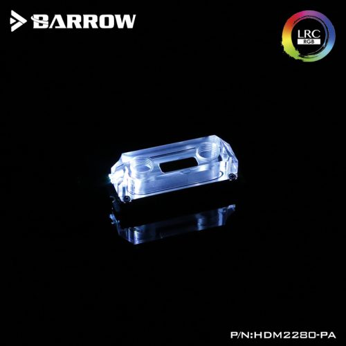 BARROW PCIE SATA M2 Hard disk water block Black