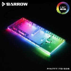 Barrow LRC 2.0 waterway plate for Tt View 71 TG/TG RGB case
