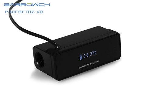 BARROWCH Water temperature meter with display（OLED） for water cooling system black - Image 2