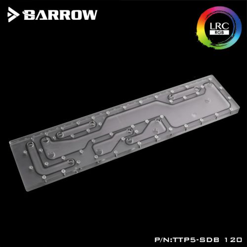 BARROW  LRC2.0 waterway plate for TT Core P5 case (fit to install 4 pieces of 120 radiators) - Image 2