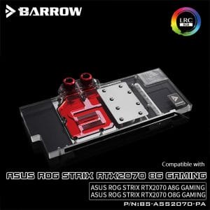 Barrow LRC2.0 full coverage water block for ASUS STRIX RTX2070 Aurora RGBUU