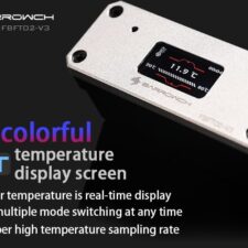 Barrowch multimode Water temperature meter with color OLED display