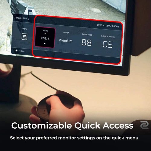 BenQ ZOWIE XL2546K 24.5"  240Hz  0.5 MS Gaming Monitor | 1080P | DyAc+ - Image 6