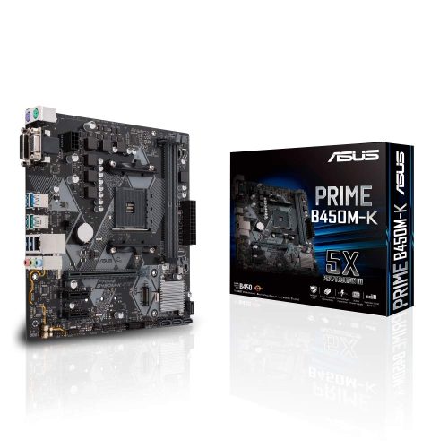 ASUS PRIME B450M-K AMD AM4 mATX