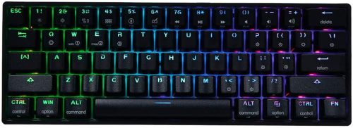 EPOMAKER SKYLOONG AK61 61 Keys Hot Swappable ,BLACK BROWN Switch