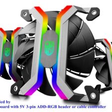 DEEPCOOL MF120S 3x120mm PWM Case Fans Radiator Fans