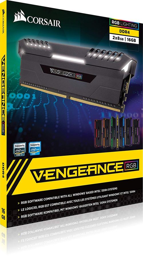 Corsair Vengeance RGB 8GB*2 3000MHZ BLACK