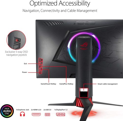 ASUS ROG XG248Q 24" 240Hz FHD 1ms RGB G-SYNC - Image 2