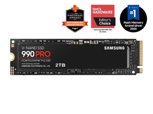 Samsung 990 PRO 2TB PCle 4.0 NVMe M.2 (2280) Internal Solid State Drive (SSD) up to 7450 MB/s - Image 2