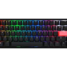 Ducky One 2- SF Red switch / Black top case white bottom case/ RGB