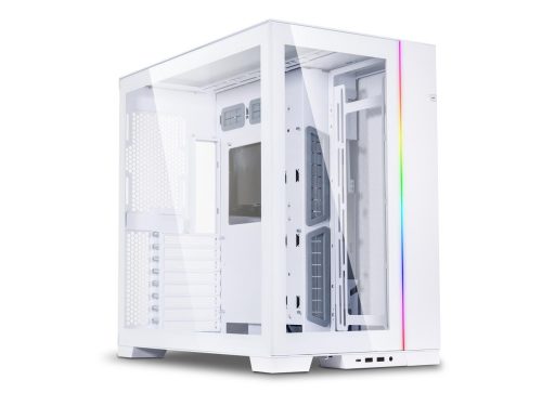 LIAN LI O11 Dynamic EVO O11DEX White Aluminum / Steel / Tempered Glass