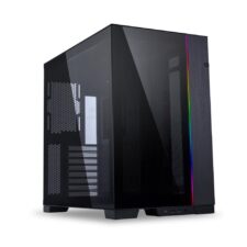 LIAN LI O11 Dynamic EVO O11DEX Black Aluminum / Steel / Tempered Glass