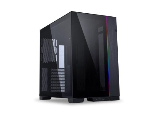 LIAN LI O11 Dynamic EVO O11DEX Black Aluminum / Steel / Tempered Glass