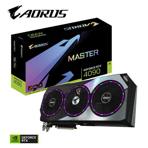 GIGABYTE AORUS GeForce RTX 4090 MASTER 24GB GDDR6X - Graphics Card