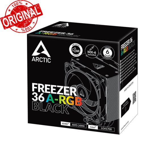 ARCTIC Freezer 36 A-RGB BLACK AIR CPU COOLER - Image 3