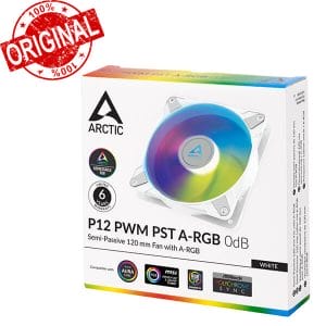 ARCTIC P12 PWM PST A-RGB FAN With Cable Splitter