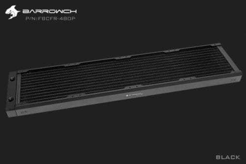 BARROWCH Chameleon Fish series removable 480 radiator POM edition - Black - Image 2