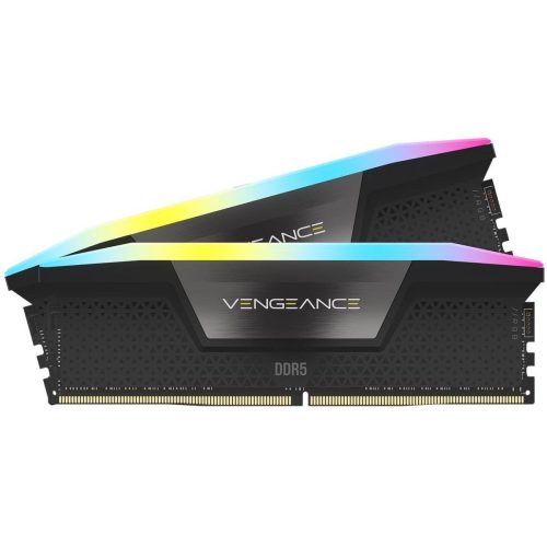 CORSAIR VENGEANCE RGB 32GB (2x16GB) DDR5 RAM 6600MT/s CL38 Memory Kit — Black